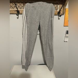 Adidas 3-Stripe Fleece Cuffed Pants Women’s Medium